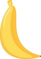 ilustração do uma engraçado banana dentro desenho animado estilo. vetor
