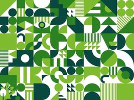 fresco verde abstrato moderno geométrico padronizar vetor