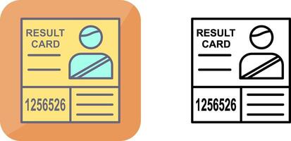 candidato resultados ícone Projeto vetor