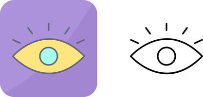 design de ícone de olho vetor