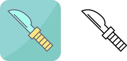 design de ícone de faca vetor