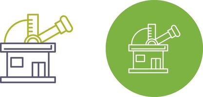 design do ícone do observatório vetor