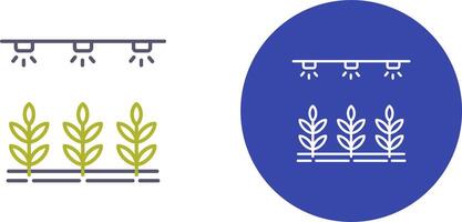 design de ícone do sistema de irrigação vetor