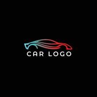 moderno e futurista carro logotipo modelo vetor