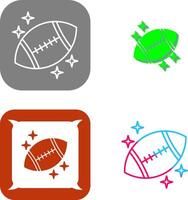 design de ícone de rugby vetor