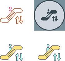 design de ícone de escada rolante vetor