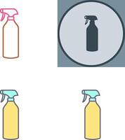 design de ícone de garrafa de spray vetor