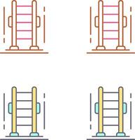 design de ícone de escada vetor