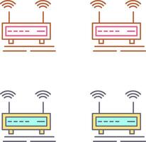 Wi-fi sinais ícone Projeto vetor