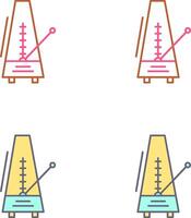 design de ícone do metrônomo vetor