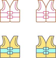 design de ícone de colete salva-vidas vetor