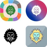 design de ícone de leão vetor