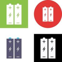 design de ícone de baterias vetor