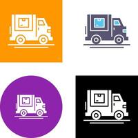 design de ícone de caminhão de entrega vetor