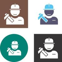 design de ícone do trabalhador vetor