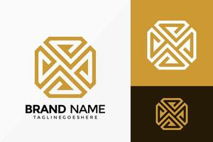 design de vetor de logotipo de joias com diamantes. emblema abstrato, conceito de projetos, logotipos, elemento de logotipo para modelo.