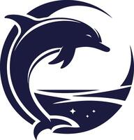 golfinho logotipo ilustração , eps 10 vetor