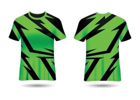 modelo de design de camisa de corrida esportiva para vetor de uniformes de equipe