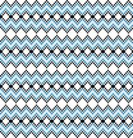 padrão de bordado em malha de arte popular tradicional ucraniana vetor