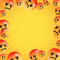 Grupo de emoticons amarelos altamente detalhados, ilustração vetorial