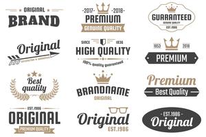 Vintage Retro Vector Logo para banner