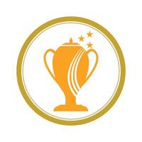 criativo e único troféu logotipo Projeto. troféu logotipo para Esportes torneio campeonato vetor