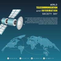 mundo telecomunicações e em formação sociedade dia vetor