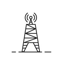 torre sinal ícone elemento Projeto modelo vetor