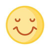 criativo do feliz face emoji dentro moderno estilo vetor