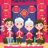 celebrações do ano novo chinês vetor