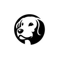 cachorro cabeça cachorro ilustração logotipo vetor