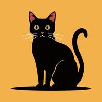 internacional gato dia com gato ilustração Projeto vetor