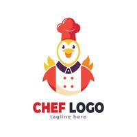 chefe de cozinha chapéu logotipo e ícone vectorr Projeto modelo vetor