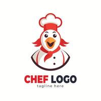 chefe de cozinha chapéu logotipo e ícone vectorr Projeto modelo vetor