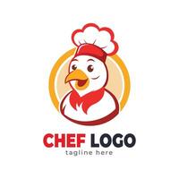 chefe de cozinha chapéu logotipo e ícone vectorr Projeto modelo vetor