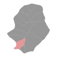 Avatele Vila mapa, administrativo divisão do niue. ilustração. vetor