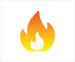 design de logotipo de fogo vetor