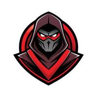assassino mascote logotipo Projeto ninja mascote logotipo vetor