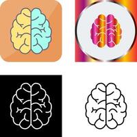 design de ícone do cérebro vetor
