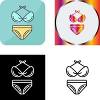 bikini ícone Projeto vetor