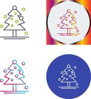 Natal árvore ícone Projeto vetor