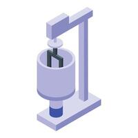 gráfico do a isométrico laboratório centrifugar, usava para científico e médico pesquisa vetor