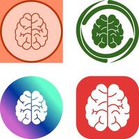 design de ícone do cérebro vetor