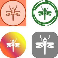 design de ícone de libélula vetor