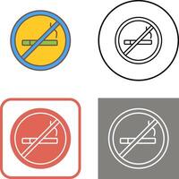 design de ícone de não fumar vetor