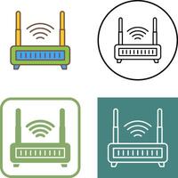 design de ícone do roteador wifi vetor