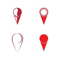 localização ponto ícone logotipo ilustração vetorial design vetor