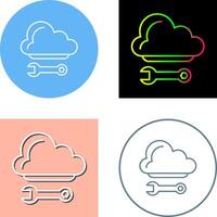 design de ícone de computação em nuvem vetor