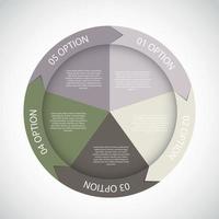 modelos de infográfico para ilustração vetorial de negócios. eps10 vetor