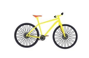 bicicleta. ilustrador vetorial. vetor